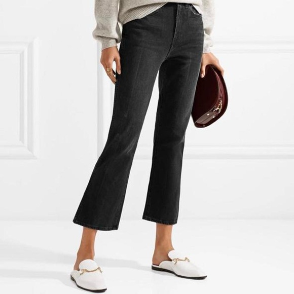 KHAITE Denim - Khaite Benny Cropped Flare